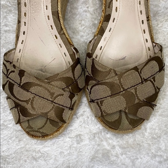 Authentic! Signature Coach wedge heels 👡​ - Picture 9 of 16